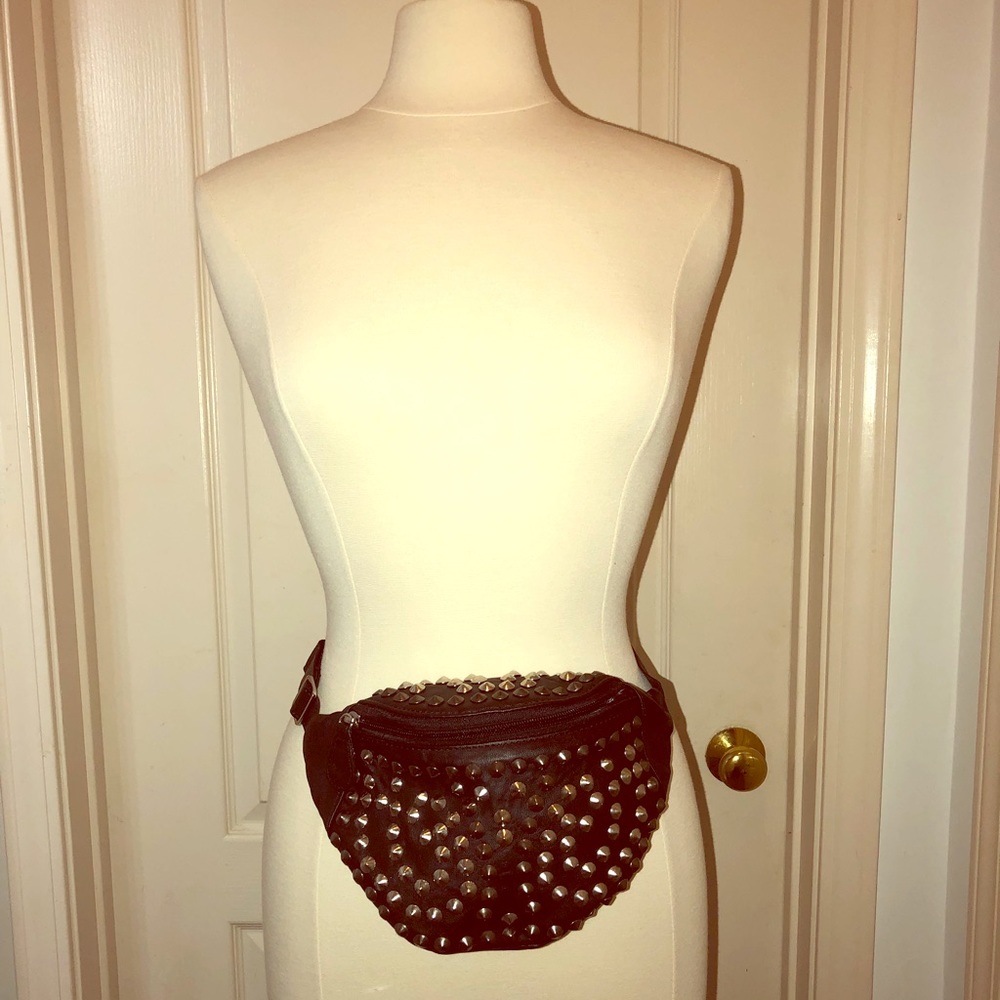 Studded fanny pack